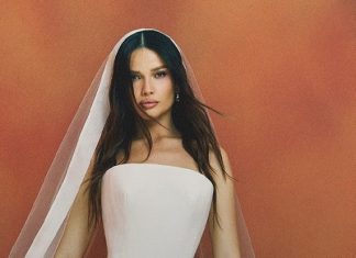 Juliette se casa com vestido de noiva confeccionado com seda brasileira e tecido de garrafas PET Juliette com vestido de noiva (Foto: Foto: @ivanerick / Divulgação)