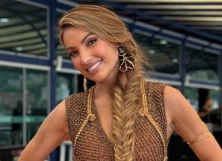 Patrícia Poeta faz 50 anos e comemora com vestido de crochê de R$ 9 mil de grife estreante no SPFW Patricia Poeta (Foto: Reprodução/Instagram)