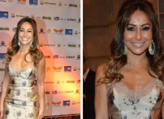 Sabrina Sato vai ao “cinema” de Louis Vuitton, Louboutin, YSL e brincos Le Sis