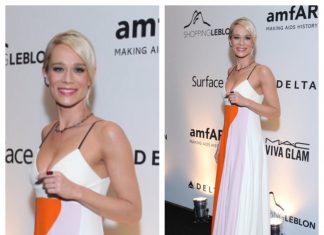 Mariana Ximenes usa longo Dior na amfAR