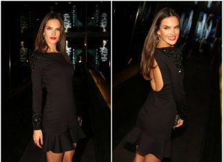 Alessandra Ambrosio de pretinho Bobstore