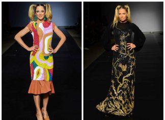 Ticiane Pinheiro e Adriane Galisteu desfilam para Walério Araújo