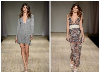 Isabelli Fontana desfila para Fabiana Milazzo