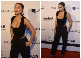 Sabrina Sato de Givenchy na amfAR