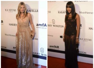 Qual é a famosa mais bem vestida do baile de gala da amfAR?