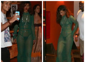 Depois da capa amarela, transparência verde: esta é Rihanna