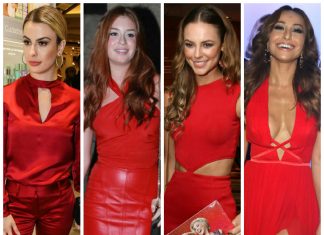 Especial de Natal: Elas amam looks vermelhos