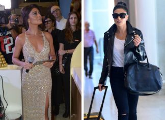 Juliana Paes em dois tempos: decotão ou jaqueta?