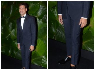 Ops, Cauã Reymond usa smoking Armani sem meias em evento da BrazilFoundation