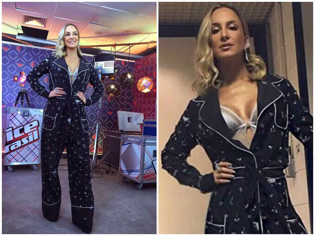 Claudia Leitte usa pijama da Apartamento 03 no The Voice (Reprodução/Instagram)