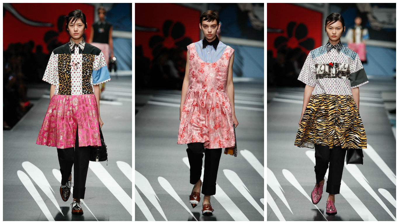 Desfile primavera-verão 2018 da Prada (Fotos: Divulgação/Prada)