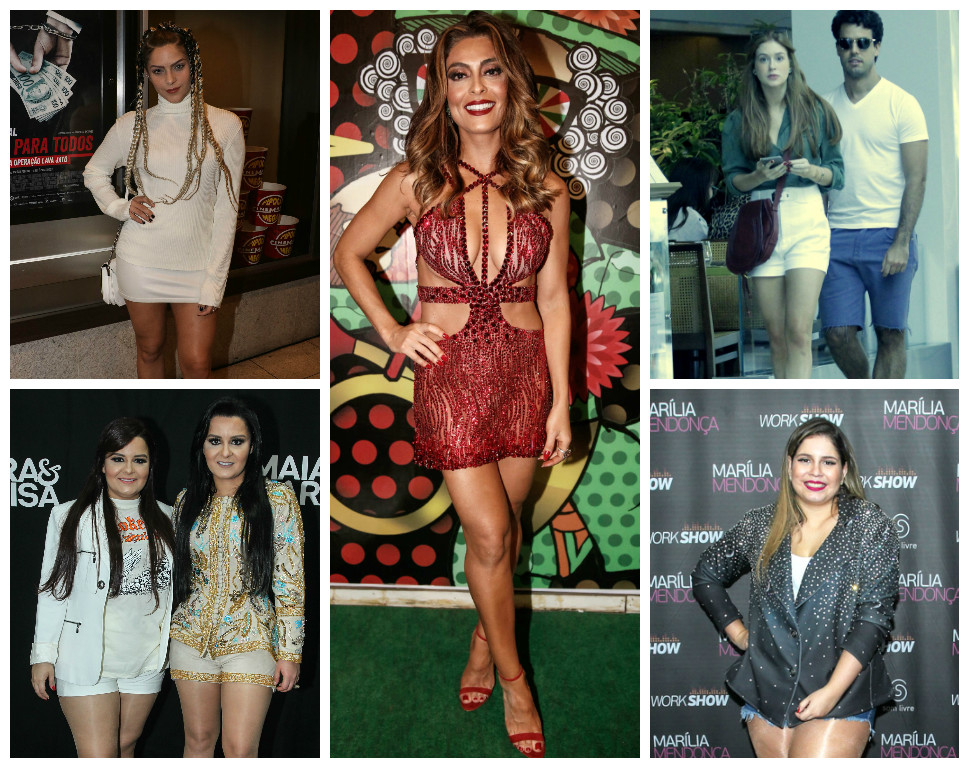 Em shows ou no dia a dia, famosas apostam nas pernas de fora (Fotos: AgNews)