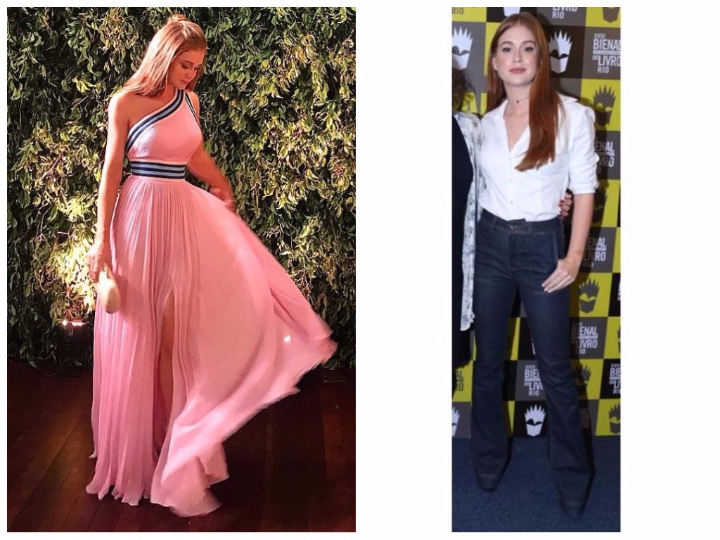 2 looks da Marina Ruy Barbosa (Fotos: Instagram/Reprodução - AgNews)