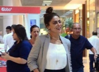 Vai trabalhar? Inspire-se no look com blazer de Juliana Paes Juliana Paes (Foto: Webert Belicio/AgNews)