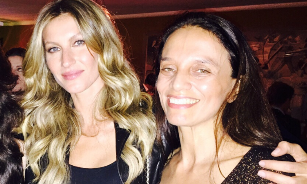 Gisele Bündchen e Liliana Gomes (Foto: Arquivo Pessoal)