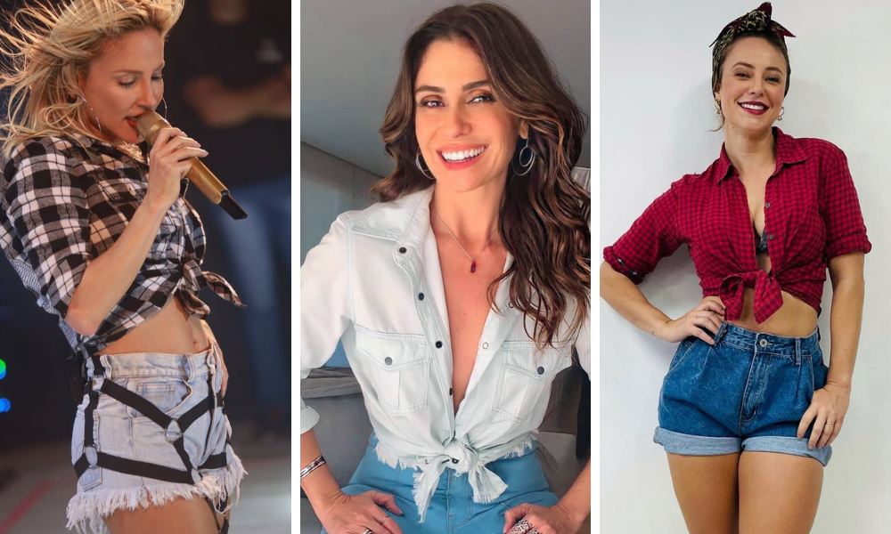 Claudia Leitte, Gio Antonelli e Paolla Oliveira (Fotos: Reprodução/Instagram)