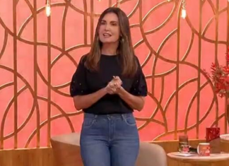 Fátima usa blusa de R$ 79,90 no ‘Encontro’: veja look completo Fátima Bernardes (Reprodução/Instagram)