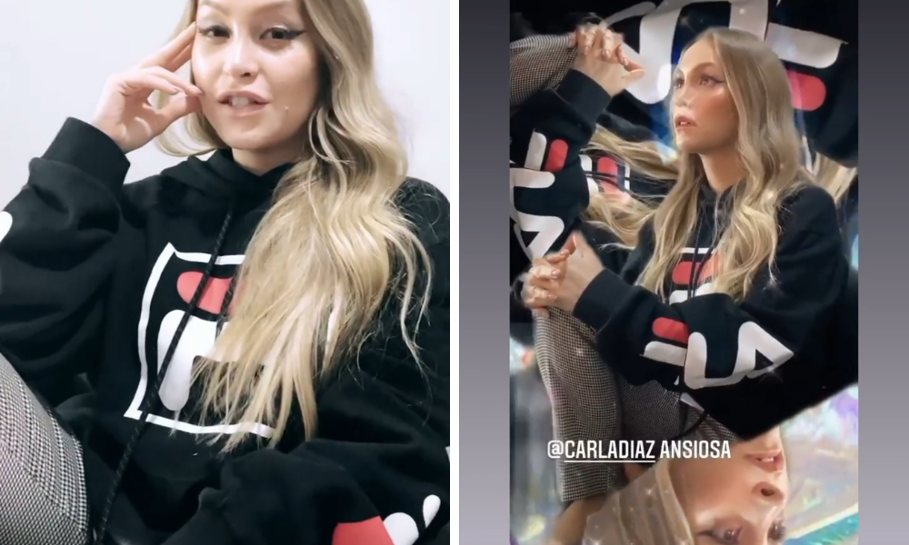 Look da Carla Diaz para assistir à final do BBB21 (Foto: @carladiaz/Instagram/Reprodução)