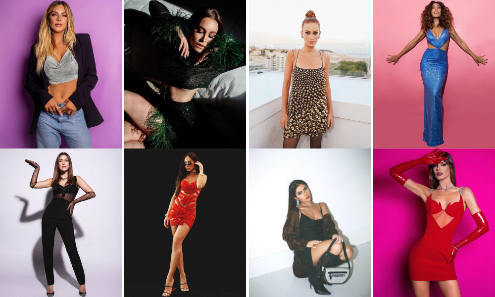 Famosas com peças na estética night luxe (Foto: Instagram/Reprodução)