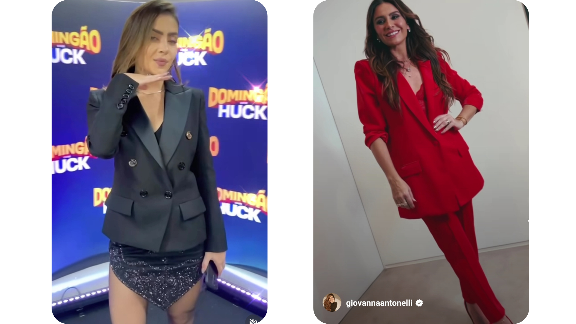 Jade Picon e Giovanna Antonelli (Foto: @jadepicon/@giovannaantonelli/Instagram/Reprodução)
