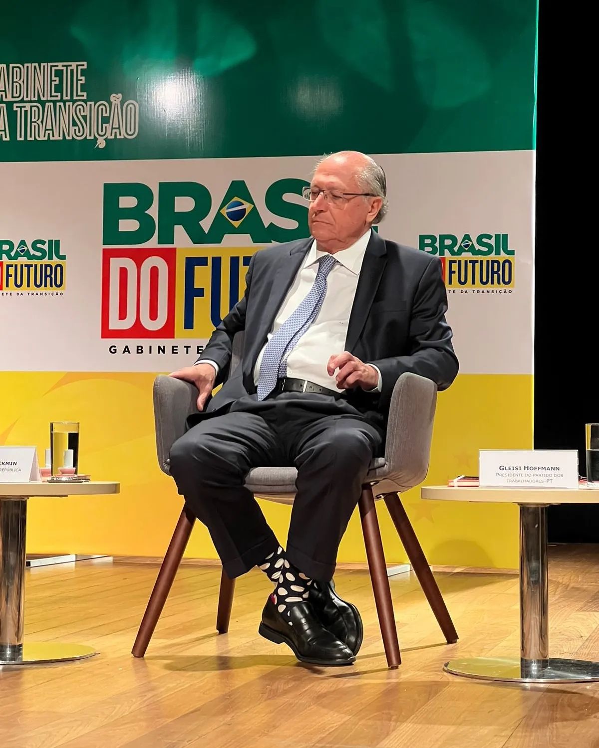 Meias do vice-presidente eleito (Foto: Reprodução/Instagram)