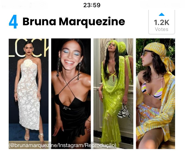 Bruna Marquezine (Foto: Elas no Tapete Vermelho/Reprodução)