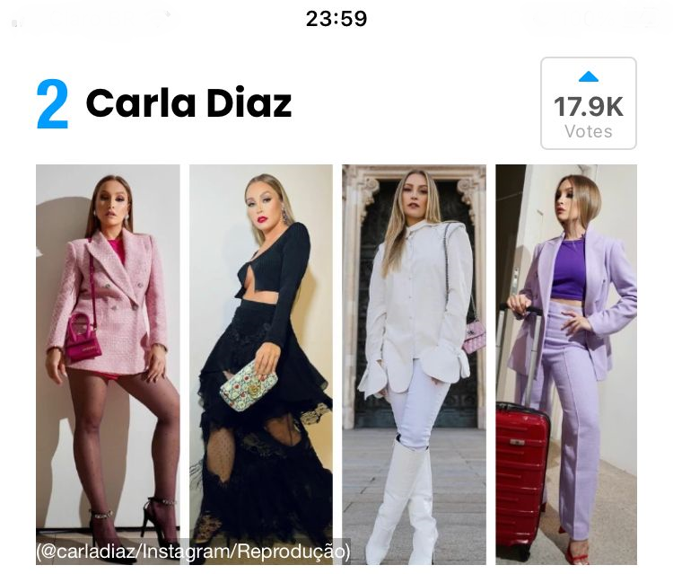 Carla Diaz (Foto: Elas no Tapete Vermelho/Reprodução)