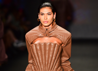 Grife leva Pocah, Liniker , Majur para falar de cor de pele Pocah em desfile Dendezeiro (Foto: Andy Santana / Brazil News)