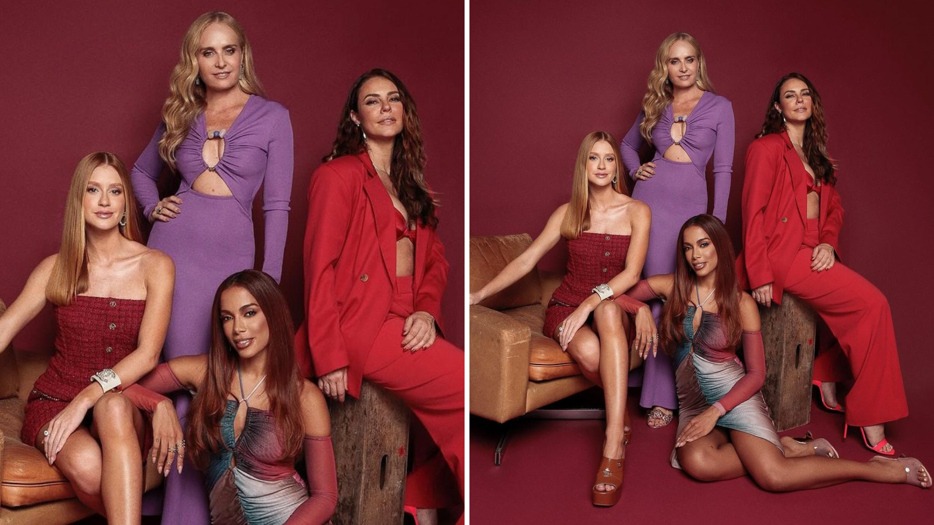 Marina Ruy Barbosa, Angélica, Anitta e Paolla Oliveira (Foto: @angelicaksy/Instagram/Reprodução)