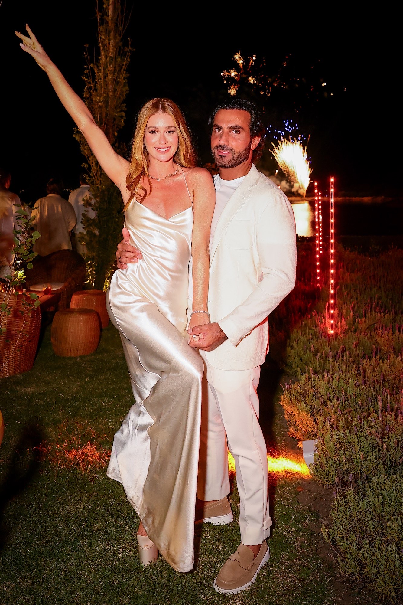 Marina Ruy Barbosa e Abdul Fares (Foto: Manoela Scarpa/Agência Brazil News)