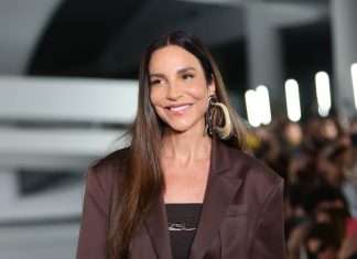 Ivete Sangalo desfila para Misci, com Sasha, Gkay, Maisa na plateia Ivete Sangalo em desfile Misci ( Foto: Manuela Scarpa / Agência Brazil News)