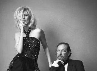 Gisele Bündchen vira loira platinada em campanha da Zara Gisele e Stefano Pilati para a Zara (Foto: Divulgação)