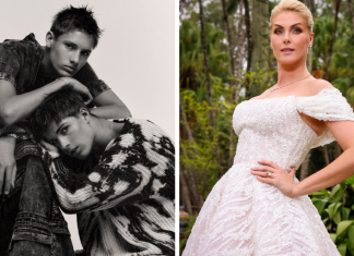 Filhos gêmeos de Fernanda Lima e Hilbert lideram mais lidas Os gêmeos João e Francisco e Ana Hickmann (Fotos: Way Model/Divulgação/Brazil News)