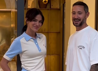 Bruna Marquezine segue tenniscore e grava com chef Grolet Bruna Marquezine e Cedric Grolet (Foto: @brunamarquezine/Instagram/Reprodução)