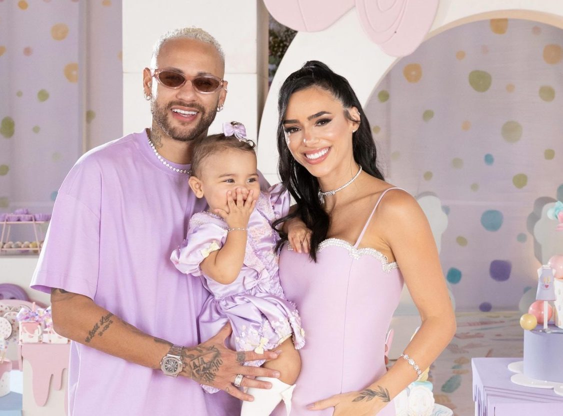 Neymar Jr, Mavie e Bruna Biancardi (Foto: Reprodução/Instagram)