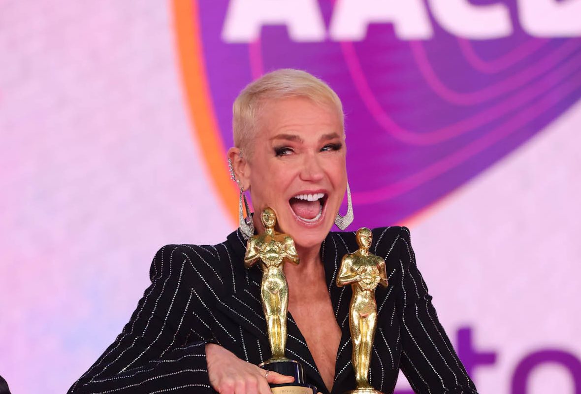 Xuxa no Teleton (Foto: Brazil News)